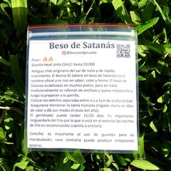 Semillas Ají Chile Picante, Bacio di Satanas, Beso de Satanás, tu huerta picante en Argentina año 2020