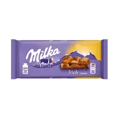 Chocolate Milka x90Gr Triple Caramel