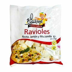 Ravioles Il Bambino x 1kgrs Ricotta, Jamon y Muzzarella