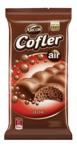 Chocolate Cofler Aireado Leche x55g.