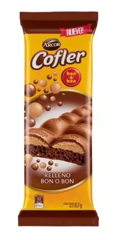 Chocolate Cofler Aireado Bon o Bon x55g.