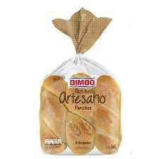 Pan para Panchos Bimbo Artesano x 6 unidades
