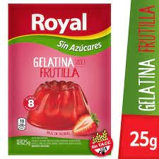 Gelatina Royal x 40 grs Frutilla Light