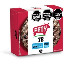 Hamburguesas Paty x 4 unidades 72gr.