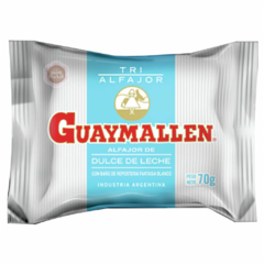 Alfajor Guaymallen Triple Blanco x 70gr