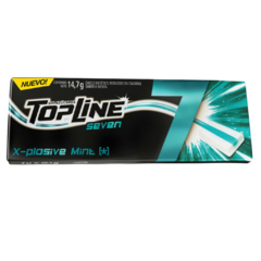 Chicle Topline Seven X-plosive Mint