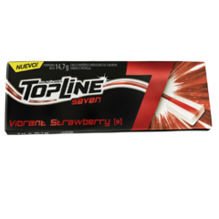 Chicles Topline Seven Vibrant Strawberry