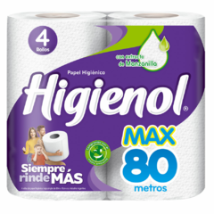 Papel Higienico Higienol Max x 80 mts