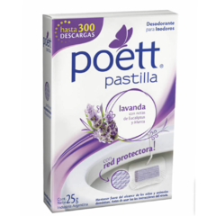 Pastilla para Inodoro Poet Lavanda x 25 gr