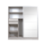 PLACARD RICHEZZE MURANO 1.80 CORREDIZA PINO BLANCO - comprar online