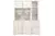 MODULAR ORLANDI 6 PUERTAS 2 CAJONES 1.40 227 ABEDUL