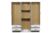 Placard Ricchezze Tana eco 6 Puertas 4 cajones - comprar online