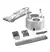 CORTADORA PELO GA.MA SE2301 6 EN 1 SILVER - comprar online