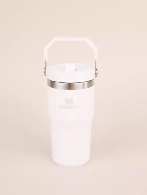 BOTELLA AGUA STANLEY FLIP STRAW BLANCA - comprar online