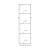 Imagen de DESPENSERO DIELFE D062 2 PUERTAS 4 ESTANTES