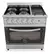 COCINA FORNAX CV86 4 HORN + PLANCHA INOX