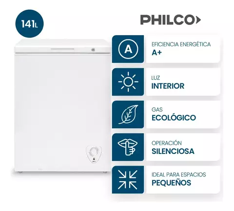 FREEZER PHILCO PHCH144B 144 LTS