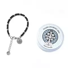 PULSERA SAN BENITO ABAD NEGRA
