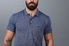 Camisa Gola Polo Denin Azul 2395 - comprar online