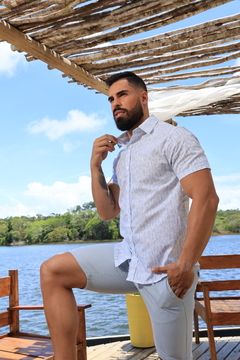 Camisa manga curta Galhinhos Estampada 4186 - comprar online