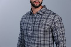 Camisa Manga Longa Xadrez Azul 3218