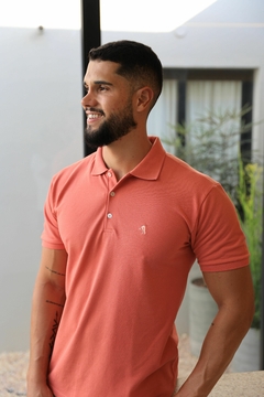 Camisa Polo Básica Rosa Ofício 0010