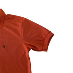 Camisa Polo Básica Masculina Laranja Terracota 0010 - Mr.Polo