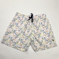 Short Tactel Pássaros 8222