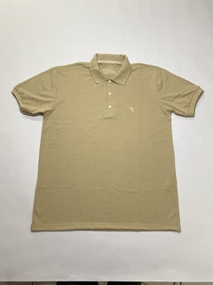 Camisa Polo Básica Bege Palha 0010
