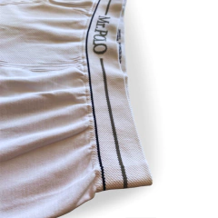 Cueca Boxer de Poliamida Lisa Branca 9033 - comprar online