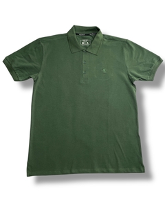Camisa Polo Masculina com detalhes Verde 2017 - comprar online