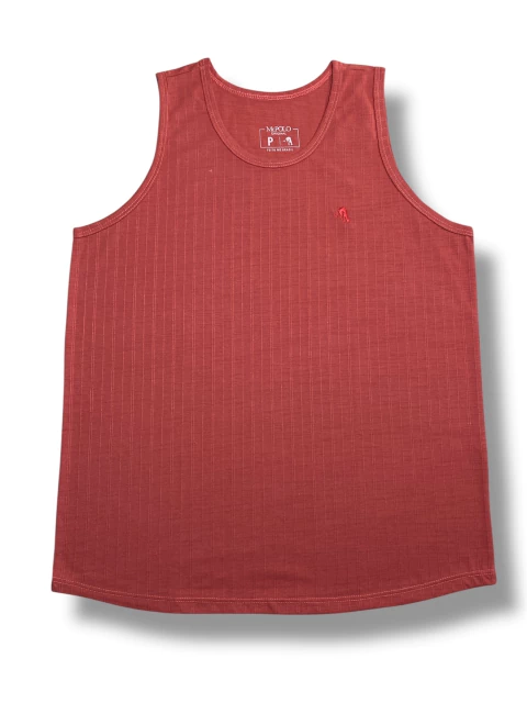 Camiseta Regata Masculina Vermelha com texturas 1811 - comprar online