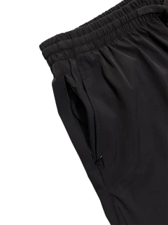 Short Tactel Masculino Preto em Poliamida 8240 - Mr.Polo