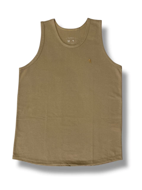 Camiseta Regata Masculina Bege 1813 - comprar online