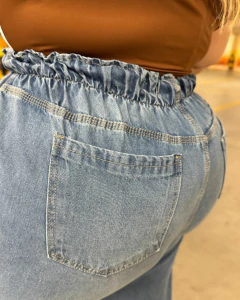 CALÇA JEANS PLUS SIZE WIDE LEG LARISSA - loja online
