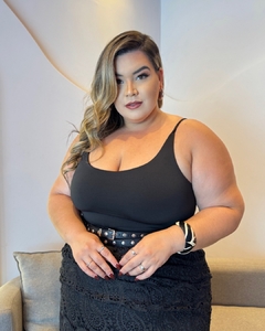 CROPPED PLUS SIZE POLIAMIDA ALCINHA ANA - comprar online
