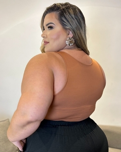 CROPPED PLUS SIZE POLIAMIDA CLARA - loja online