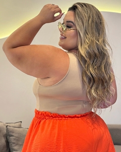 CROPPED PLUS SIZE POLIAMIDA CLARA - loja online