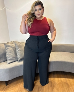 CROPPED PLUS SIZE POLIAMIDA CLARA