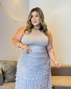 CROPPED PLUS SIZE POLIAMIDA CLARA - comprar online
