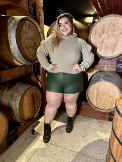 VESTIDO PLUS SIZE TRICOT AVELÃ LALA na internet