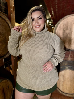 VESTIDO PLUS SIZE TRICOT AVELÃ LALA - Amanditta Plus | Moda Feminina Plus Size