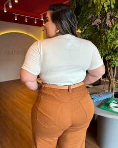 CALÇA PLUS SIZE WIDE LEG LANA - Amanditta Plus | Moda Feminina Plus Size