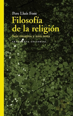 FILOSOFIA DE LA RELIGION