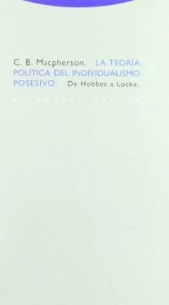 TEORIA POLITICA DEL INDIVIDUALISMO POSESIVO, LA. DE HOBBES A LOCKE