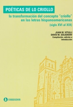 POETICAS DE LO CRIOLLO