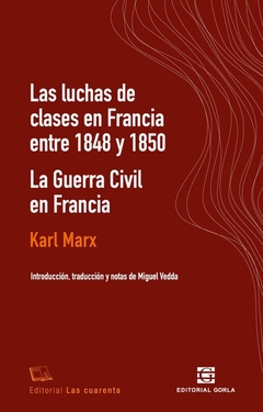 LUCHAS DE CLASES EN FRANCIA ENTRE 1848 Y 1850, LAS / LA GUERRA CIVIL EN FRANCIA - comprar online