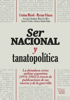 SER NACIONAL Y TANOPOLITICA