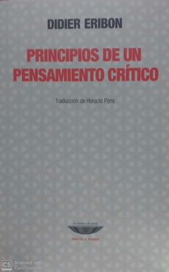PRINCIPIOS DE UN PENSAMIENTO CRITICO