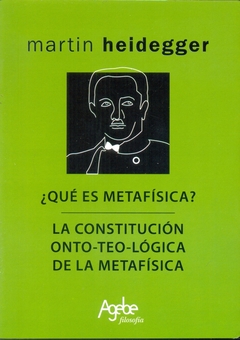 QUE ES METAFISICA? - Paradoxa Libros